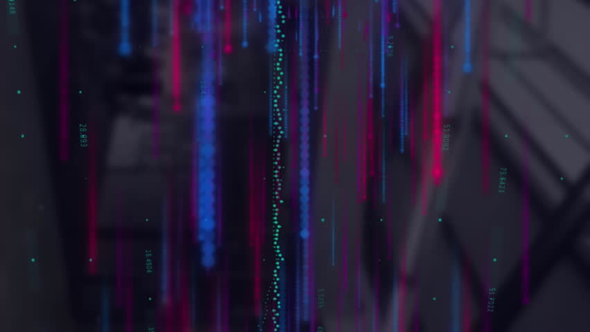 Animation of pink and blue lines over graphs and globe. Data processing, network and technology concept digitally generated video. - Powered by Shutterstock - Get 15% off with code: PIKWIZARD15