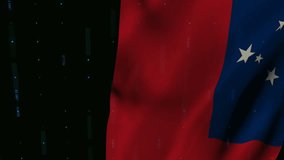 Animation of statistics and data processing over computer hacker. Global covid pandemic medicine and healthcare services concept digitally generated video. - Powered by Shutterstock - Get 15% off with code: PIKWIZARD15