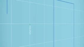 Animation of financial data processing over financial graphs on blue background. Global business, finance and economic crisis concept digitally generated video. - Powered by Shutterstock - Get 15% off with code: PIKWIZARD15