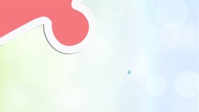 Animation of colourful puzzle pieces forming hand over sky. autism, learning difficulties, support and awareness concept digitally generated video. - Powered by Shutterstock - Get 15% off with code: PIKWIZARD15