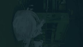 Animation of financial data and graphs over junkyard. economy, finance, recycling and waste utilization concept digitally generated video. - Powered by Shutterstock - Get 15% off with code: PIKWIZARD15