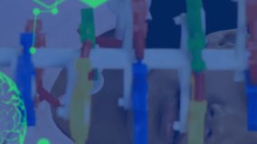 Animation of data processing and chemical formula over schoolgirl. global science, data processing and digital interface concept digitally generated video. - Powered by Shutterstock - Get 15% off with code: PIKWIZARD15