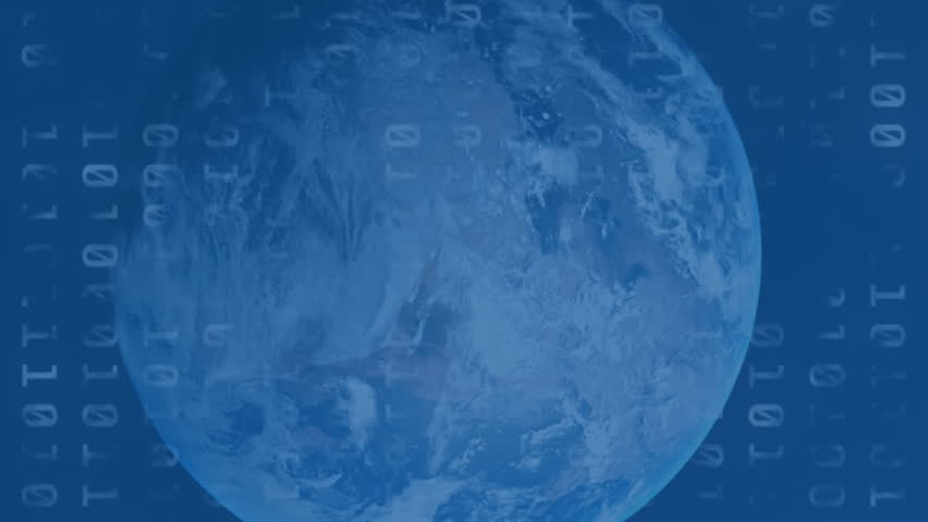 Animation of digital city and dollar banknote over data processing and globe on blue background. global technology, computing and digital interface concept digitally generated video. - Powered by Shutterstock - Get 15% off with code: PIKWIZARD15