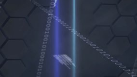 Animation of statistics and financial data processing over grid. Global business finances and data processing concept digitally generated video. - Powered by Shutterstock - Get 15% off with code: PIKWIZARD15