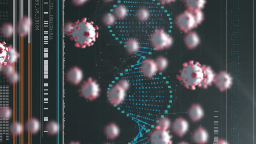 Animation of clock cells over digital interface with data processing. Global medical research and digital interface during covid concept digitally generated video. - Powered by Shutterstock - Get 15% off with code: PIKWIZARD15