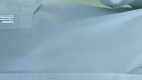 Animation of data processing with globe on screen over african american scientist in lab. Global technology, science and digital interface concept digitally generated video. - Powered by Shutterstock - Get 15% off with code: PIKWIZARD15