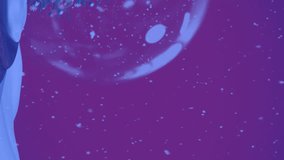 Animation of snow falling over christmas tree in snow globe decoration and winter scenery. Christmas, festivity, celebration and tradition concept digitally generated video. - Powered by Shutterstock - Get 15% off with code: PIKWIZARD15