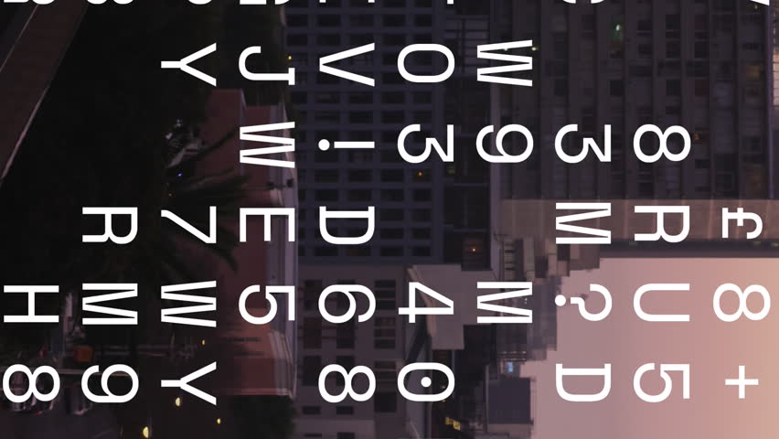 Animation of data processing with letters over modern cityscape. Global business and digital interface, digitally generated video. - Powered by Shutterstock - Get 15% off with code: PIKWIZARD15