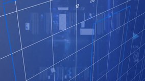 An animation of financial graphs superimposed over electricity poles at dusk. Global business finances and data processing concept digitally generated video. - Powered by Shutterstock - Get 15% off with code: PIKWIZARD15