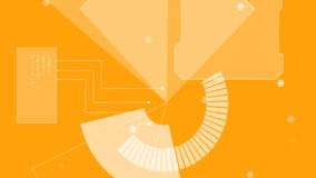 Animation of data processing and scope scanning over white spots. Technology and digital interface concept digitally generated video. - Powered by Shutterstock - Get 15% off with code: PIKWIZARD15