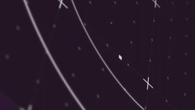 Animation of network of connections and scope scanning on black background. Social media, technology and digital interface concept digitally generated video. - Powered by Shutterstock - Get 15% off with code: PIKWIZARD15