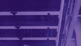 Animation of neon qr code over server room in violet. communication, computers, servers and technology concept digitally generated video. - Powered by Shutterstock - Get 15% off with code: PIKWIZARD15