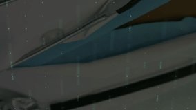 Animation of data processing over asian female doctor smiling. Global medicine and digital interface concept digitally generated video. - Powered by Shutterstock - Get 15% off with code: PIKWIZARD15