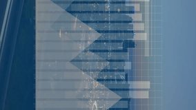 Animation of data processing over modern building and cityscape. Global business digital interface technology and networking concept digitally generated video. - Powered by Shutterstock - Get 15% off with code: PIKWIZARD15