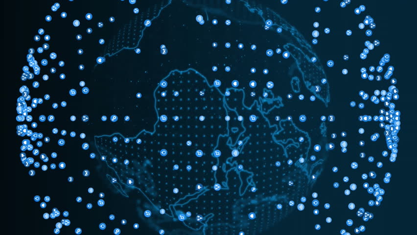 Animation of dna strands over globe on black background. Science, medicine and digital interface concept digitally generated video. - Powered by Shutterstock - Get 15% off with code: PIKWIZARD15