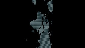 Animation of bitcoin symbols floating over world map against interface with data processing. Computer interface and cryptocurrency technology concept - Powered by Shutterstock - Get 15% off with code: PIKWIZARD15