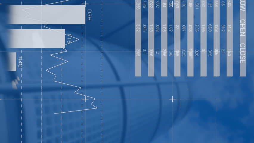 Animation of statistics and data processing over empty office. Global connections digital interface technology and networking concept digitally generated video. - Powered by Shutterstock - Get 15% off with code: PIKWIZARD15