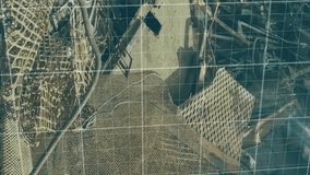 Animation of financial data processing over landfill. Global ecology, environment, finances, computing and digital interface concept digitally generated video. - Powered by Shutterstock - Get 15% off with code: PIKWIZARD15