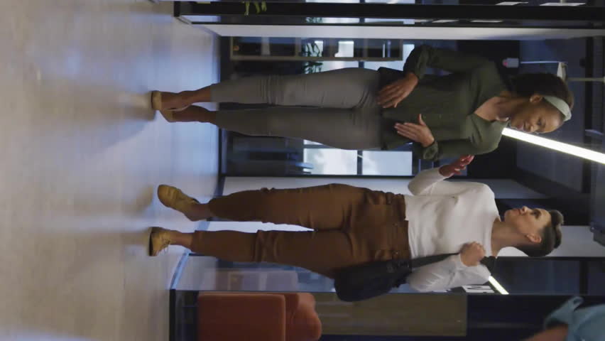 Animation of data processing and diagrams over diverse business people walking in office. Technology, business and digital interface concept digitally generated video. - Powered by Shutterstock - Get 15% off with code: PIKWIZARD15