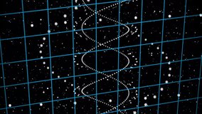 Animation of fingerprint with scanning over data processing over light trails on black background. Global technology, communication, computing and digital interface concept digitally generated video. - Powered by Shutterstock - Get 15% off with code: PIKWIZARD15