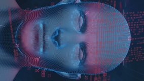 Animation of qr code over binary code. Global communication technology and digital data sharing concept digitally generated video. - Powered by Shutterstock - Get 15% off with code: PIKWIZARD15