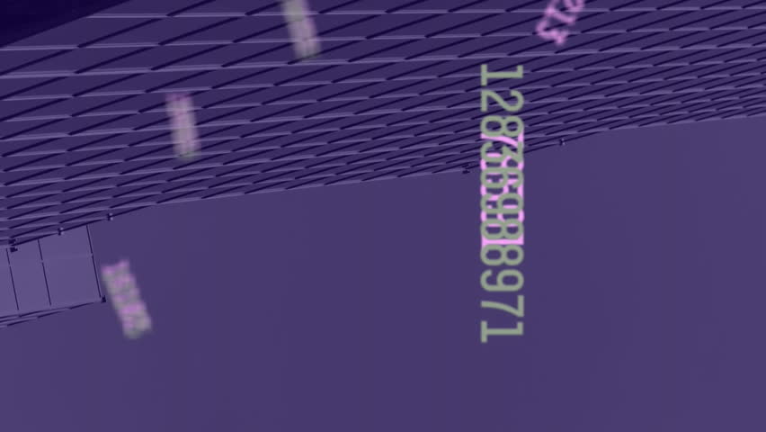 Animation of fingerprint and data processing over cityscape. Global business, finances and digital interface concept digitally generated video.