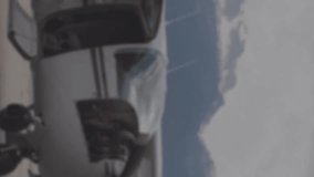 Animation of data processing over helicopter and mountain landscape. Global delivery, shipping and digital interface concept digitally generated video. - Powered by Shutterstock - Get 15% off with code: PIKWIZARD15