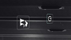 Animation of eco icons and digital data processing over computer servers. Global connections, computing and data processing concept digitally generated video. - Powered by Shutterstock - Get 15% off with code: PIKWIZARD15