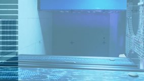 Animation of financial data processing over server room. Global technology, finances, computing and digital interface concept digitally generated video. - Powered by Shutterstock - Get 15% off with code: PIKWIZARD15