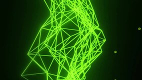 Animation of network of connections over data processing. Social media, technology and digital interface concept digitally generated video. - Powered by Shutterstock - Get 15% off with code: PIKWIZARD15