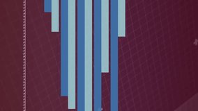 Bar chart showing monthly data over circuit board animation. Analytics, statistics, technology, infographic, visualization, bar graph - Powered by Shutterstock - Get 15% off with code: PIKWIZARD15