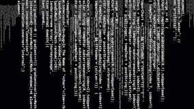 Animation of red light flashes over glitching data processing on black background. Connection, data, processing, digital interface and communication, digitally generated video. - Powered by Shutterstock - Get 15% off with code: PIKWIZARD15