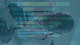 Analyzing medical data, doctor in hospital with animation of graphs and charts. Healthcare, data analysis, technology, healthcare professional, digital, innovation - Powered by Shutterstock - Get 15% off with code: PIKWIZARD15