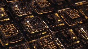 Seamless loop animation of a futuristic electronic circuit board, representing AI neural networks and big data processing. Perfect for tech, AI, and data science content visuals.
 - Powered by Shutterstock - Get 15% off with code: PIKWIZARD15