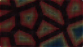 Detailed macro view of illuminated LED matrix with vivid red, green, and orange lights. Perfect for visual media and modern tech visuals. - Powered by Shutterstock - Get 15% off with code: PIKWIZARD15