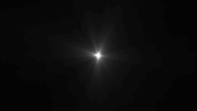 Bright Starburst Lens Flare Effect Over Black Background Cinematic Light Ray Explosion Abstract - Powered by Shutterstock - Get 15% off with code: PIKWIZARD15
