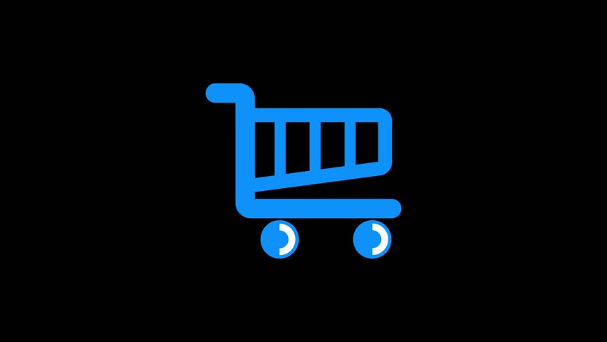 trolley icon or logo isolated sign symbol vector illustration - high quality black style vector icons. Shopping cart icon with white background