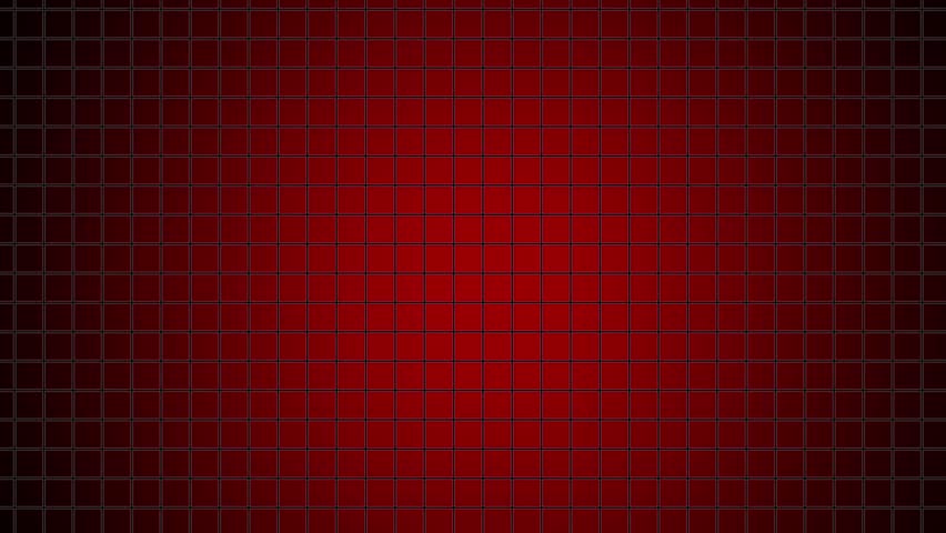 A dark red grid with a subtle light sweep creates a modern motion background. This seamless loop is ideal for presentations, title screens, and news backdrops.