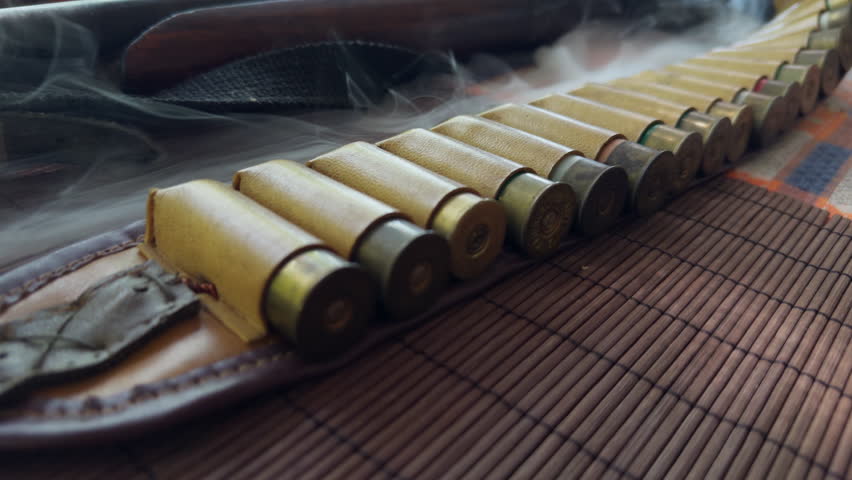 Antique Rifle Gun and old Bullets