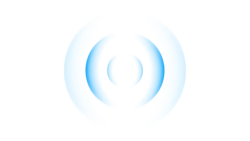 Sound wave. Signal concentric circle. Round light effect. Wifi range. Radio station signal. Water ripple with circle waves. A place or a painful point. Radar screen. 