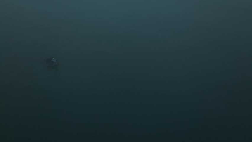 Fishing Boats Anchored on the Sea in Da Nang, Vietnam