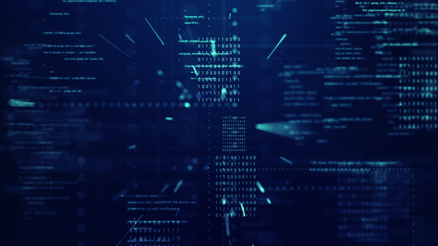 Developer background with glowing source code and binary data on a futuristic interface, representing modern software engineering and backend development. Perfect for themes on software development.