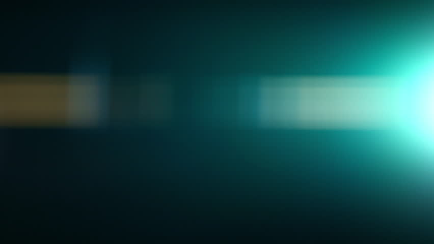Slow motion real lens flare through glass effects for overlay or transition