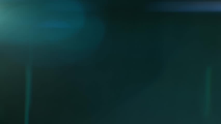 Slow motion real lens flare through glass effects for overlay or transition