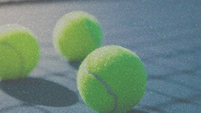Tennis court background with retro effect, Tennis background with old noise effect. - Powered by Shutterstock - Get 15% off with code: PIKWIZARD15