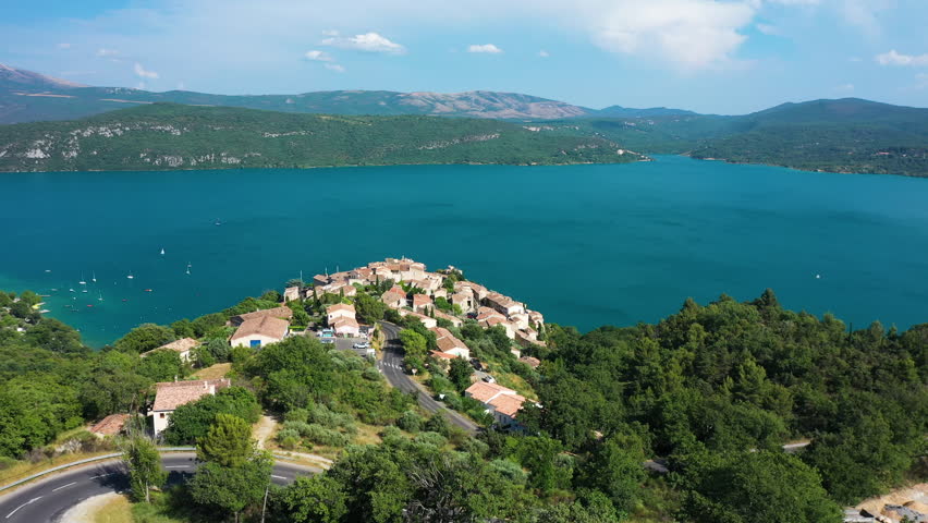 Sainte-Croix of Verdon commune near The Lake of Sainte-Croix.