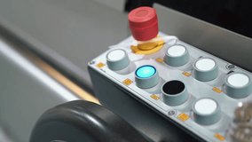 Essential factory safety equipment including pressure gauges, emergency stop buttons, and alarm sirens to ensure operational control and worker protection - Powered by Shutterstock - Get 15% off with code: PIKWIZARD15