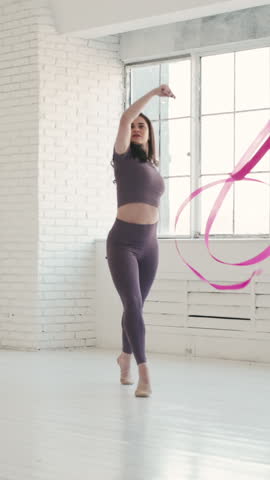 A powerful representation of inner feminine energy through the art of rhythmic dance. Flowing ribbon meets sculpted motion in slow vertical capture.