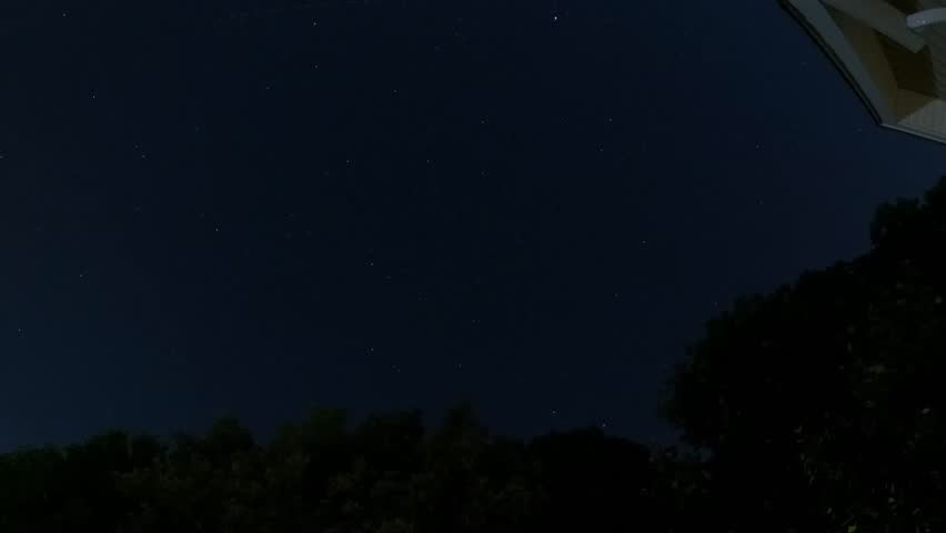 Star Trails over the Virginia Woods
