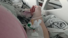 IV drip treatment stock video series, 
intravenous treatment and catheter - Powered by Shutterstock - Get 15% off with code: PIKWIZARD15